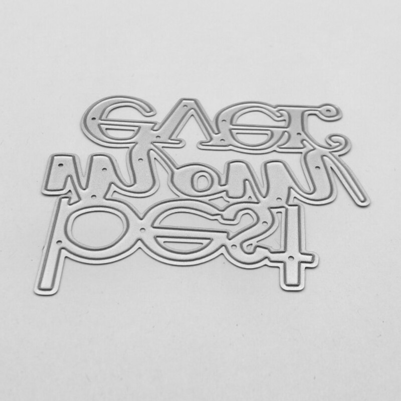 Best Mom Ever Letters Metal Cutting Dies Stencil DIY Scrapbooking Embossing Mothers Day Paper Card Album Template Mold 101A