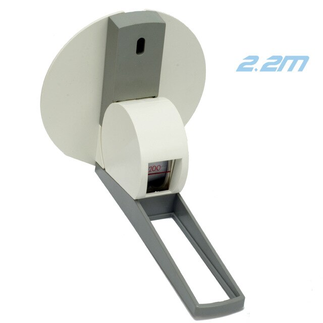 Tige de mesure de la taille du corps, 200/220cm, mesure murale, stadiomètre pour enfants, règle de croissance pour bébé: 220cm with plate