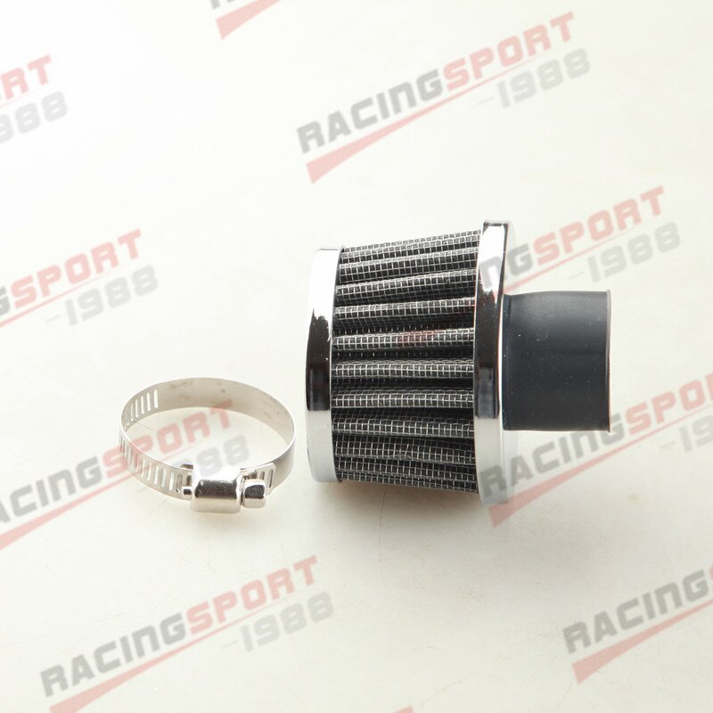 Universal 25mm 1" Car Cold Air Intake Filter Turbo Vent Crankcase Breather