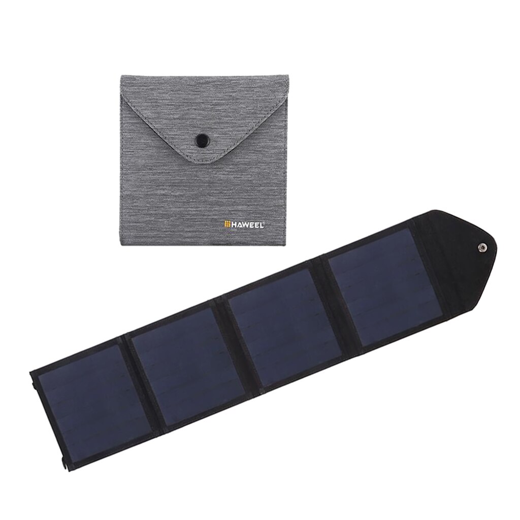 Solar Charger 14W 5V/2.2A Single USB Port Solar Battery Charger with 4 Panels