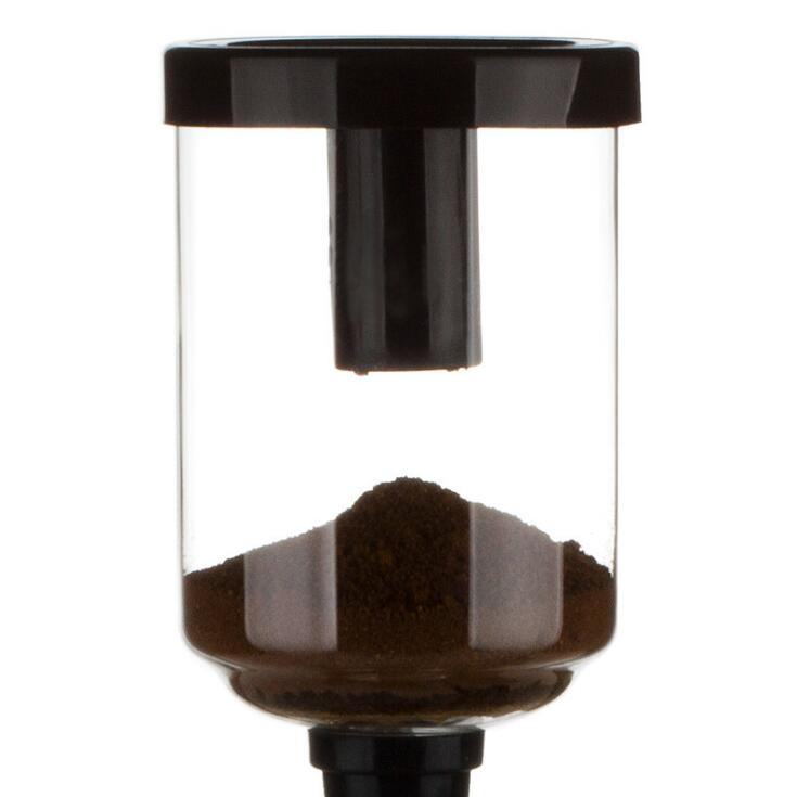 vacuüm koffiezetapparaat en olieman (2) - Glas, Hout