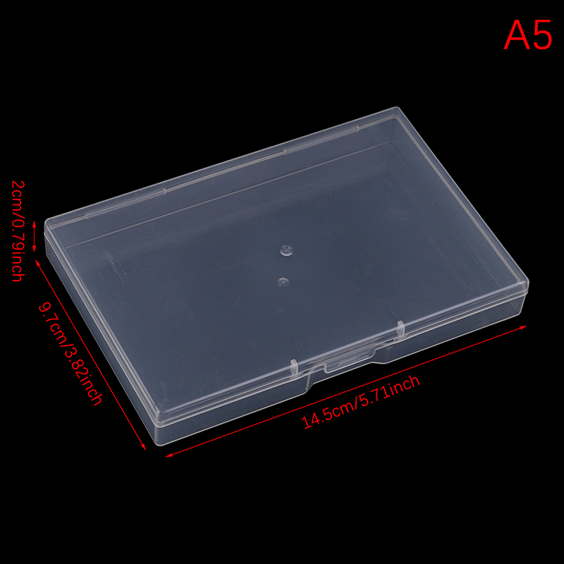 Boîte d'emballage en plastique transparente, rectangulaire, translucide, mallette de rangement, anti-poussière, durable, contenant pour bijoux de bain: YELLOW