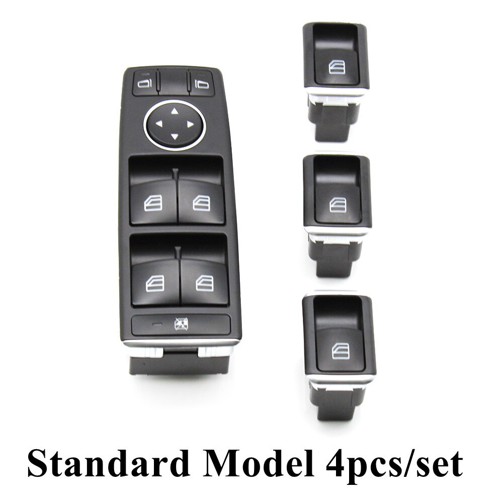 Vorder Elektrische Fensterheber Taste Kontrolle Schalter Für Mercedes Benz X156 X204 W204 C200 220 W212: Standard 4Stck einstellen