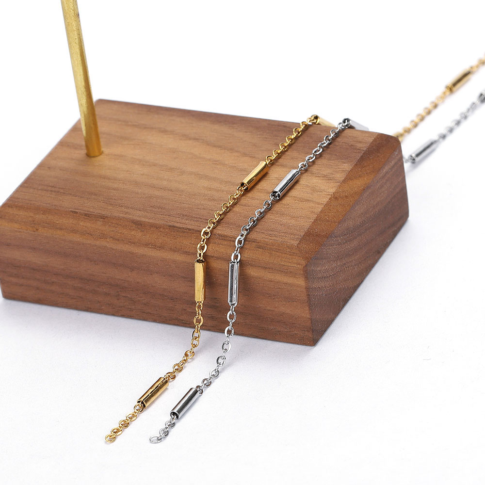 2 meter roestvrijstalen ketting ketting buis gouden ketting accessoires voor armbanden sieraden maken componenten handgemaakte DIY
