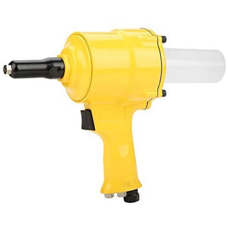 Pneumatic Rivet Tool Pneumatic Rivet Tool Handheld Grip Heavy Rivet Tool Pneumatic Rivet Tool 2.4-4.8mm Yellow