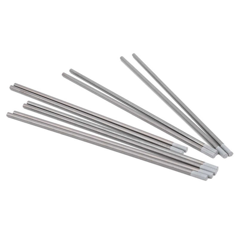 10Pcs WC20 4X175mm Cerium Wolfraam Elektroden Tig Lassen Argon Arc Naald Grijs Hoofd