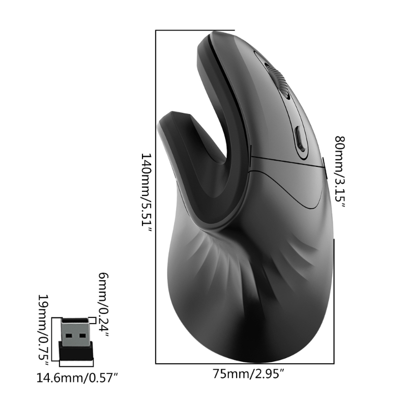 Langlebige kabelgebundene Maus JSY 11, kabelgebundene Maus, vertikale Maus, ergonomische Maus mit optischen Tasten