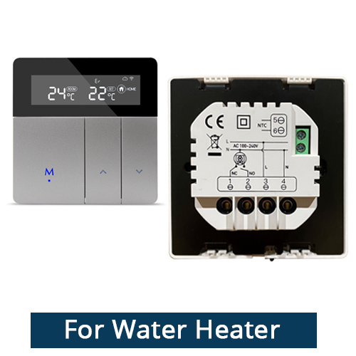 Zemismart Tuya wifi Thermostat for Electric Heater Water Radiant Floor Heating Alexa Google Home Enable Temperature Controlled: for Water heater