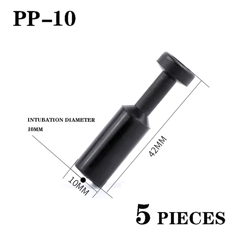 5PCS/Multi-section pneumatic blind tube end cap plug plug Air hose pipe push-in joint plastic pp4 pp6 pp8 pp10 4mm 6mm 8 10 12: PP-10