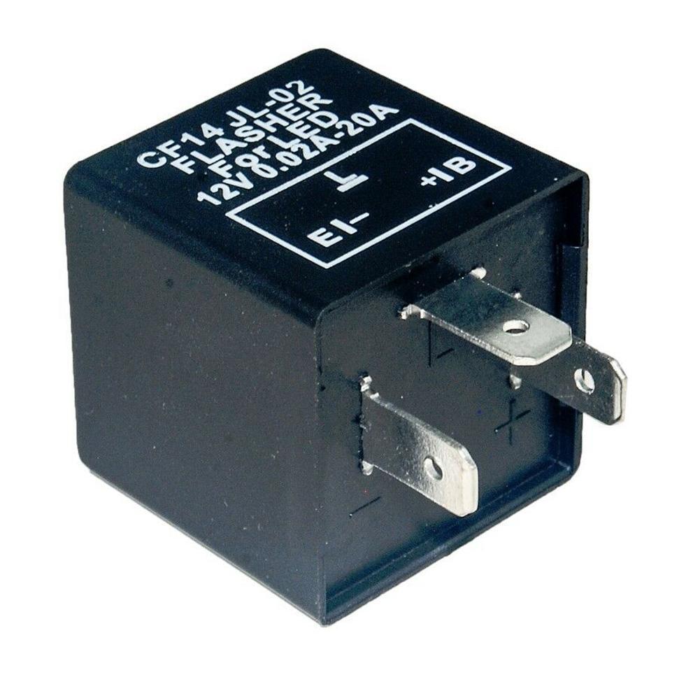 Elektronisk led justerbart blinkrelæ til blinklys blink  cf14 jl-02 to cf 14k motorcykel led blinkrelæ