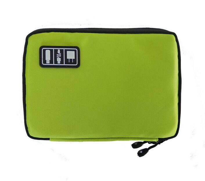 Gadget Cable Organizer Storage Bag Travel Electronic Accessories Storage Bag Case USB Charger Power Bank Holder Digitals Kit Bag: Red