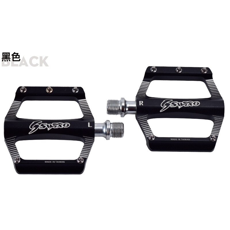 1pair Bicycle Pedals Ultralight Flat Platform Bike Pedals For Mountain
