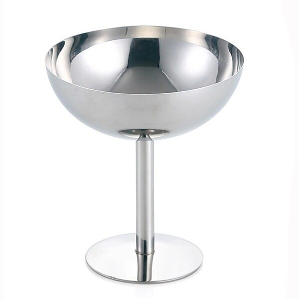 200ml Salad Cup Safe Stainless Steel Ice Cream Cup Dessert Bowl Ice Cream Scoop: B