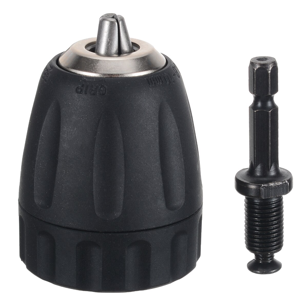 3/8" 24UNF Hex Shank SDS Adaptor Drill Bit Chuck 0.8-10mm Keyless Drill Chuck Converter Hex Shank Rod Adapter Machine Tool Parts