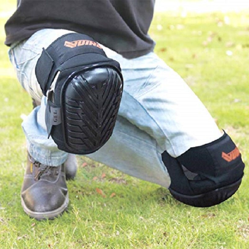 Heavy Duty EVA Foam Padding Knee Pads with Comfortable Gel Cushion and Adjustable Straps for Working, Gardning