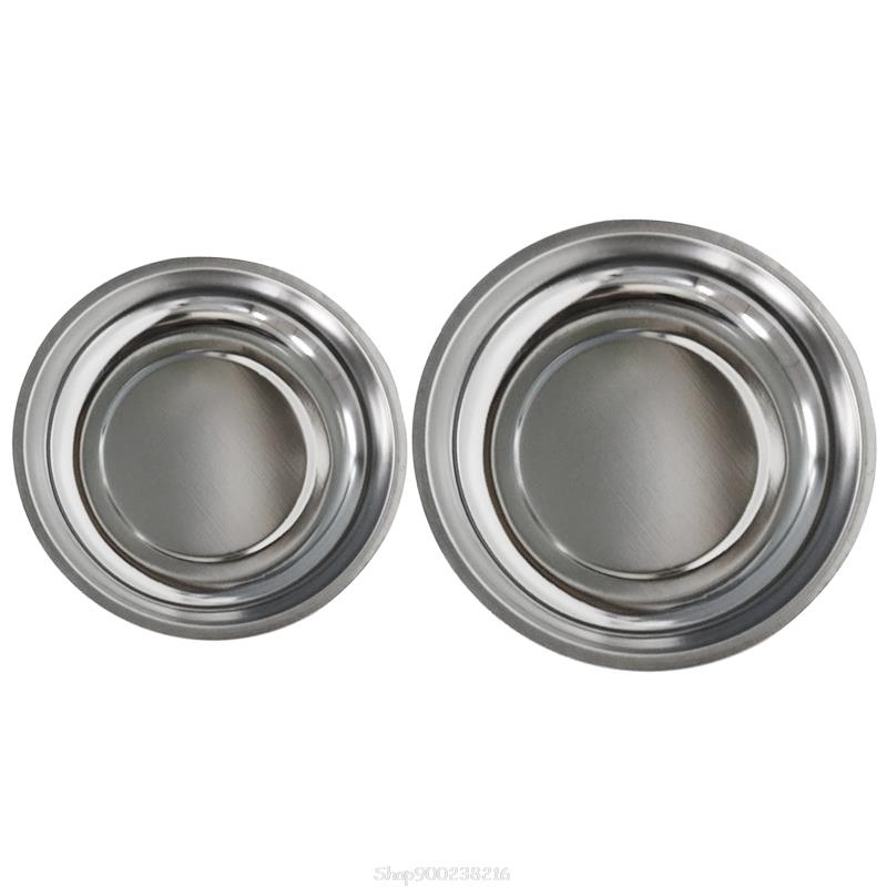 Portable Magnetic Trays Round Magnetic Trays Tools Parts Tray Holder for Bolts/ Nuts/ Small Parts 4inch/6inch AR02 22