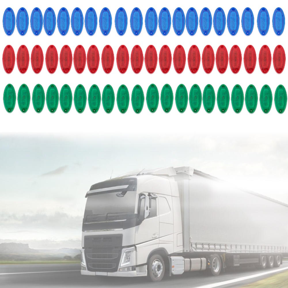 12V 24V 10PCS Truck led side lights waterproof indicator light LED side marker