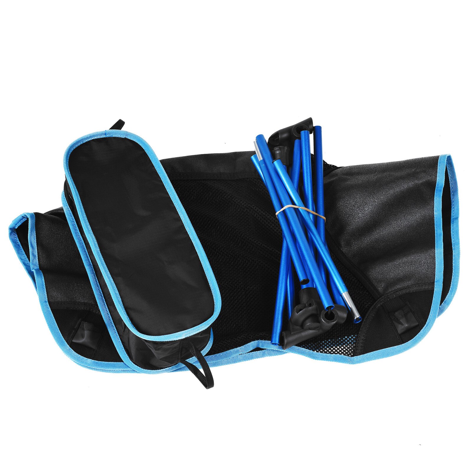 Draagbare strandvisstoel, lichtgewicht reisstoel, opvouwbare stoel voor buiten, voor wandelen, kamperen, picknickstoel, visgerei 53*35*67cm
