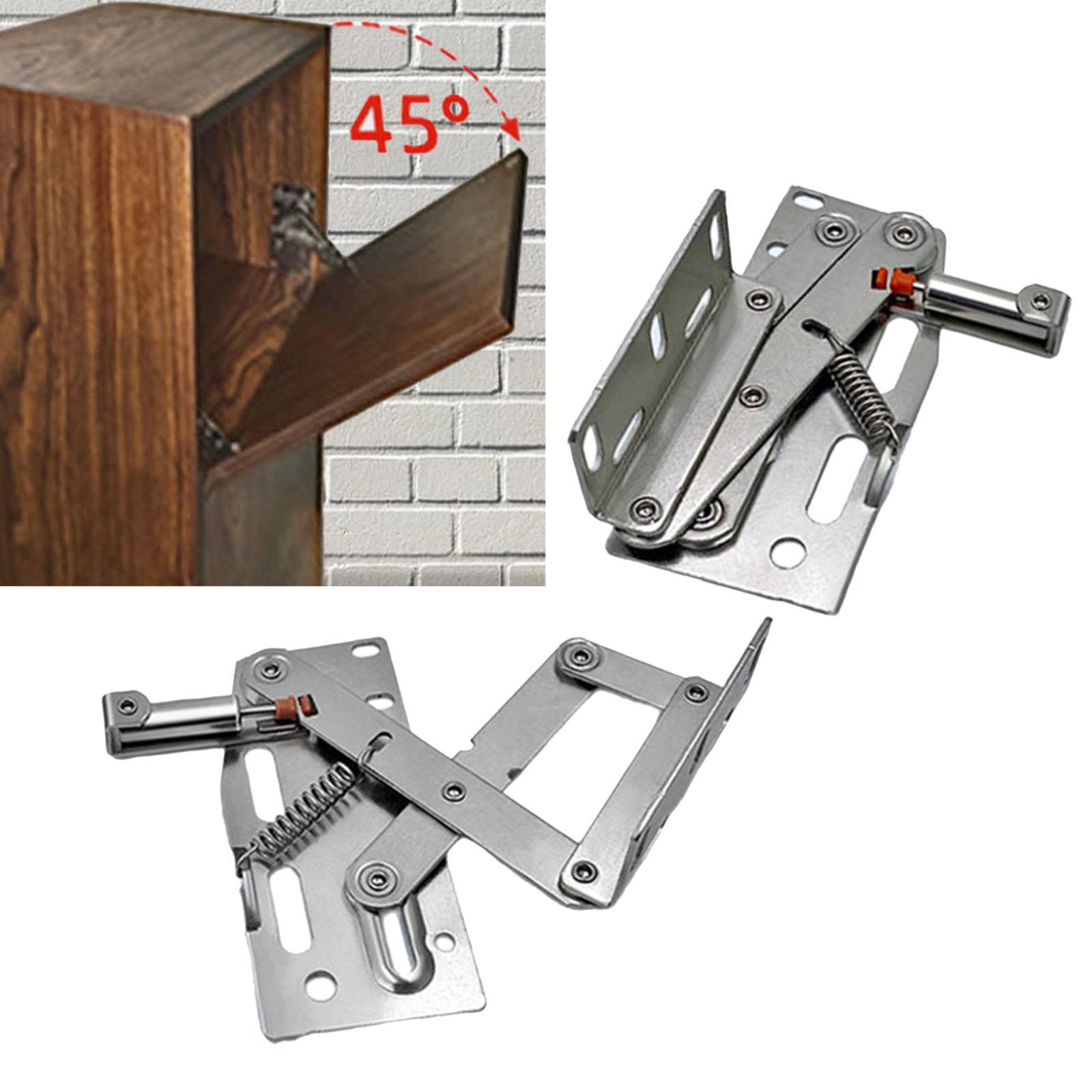 Bisagras de bandeja con punta de 2 piezas, piezas de repuesto prácticas y resistentes para optimización del espacio, bisagra de amortiguación de tijera para puertas de armarios de cocina