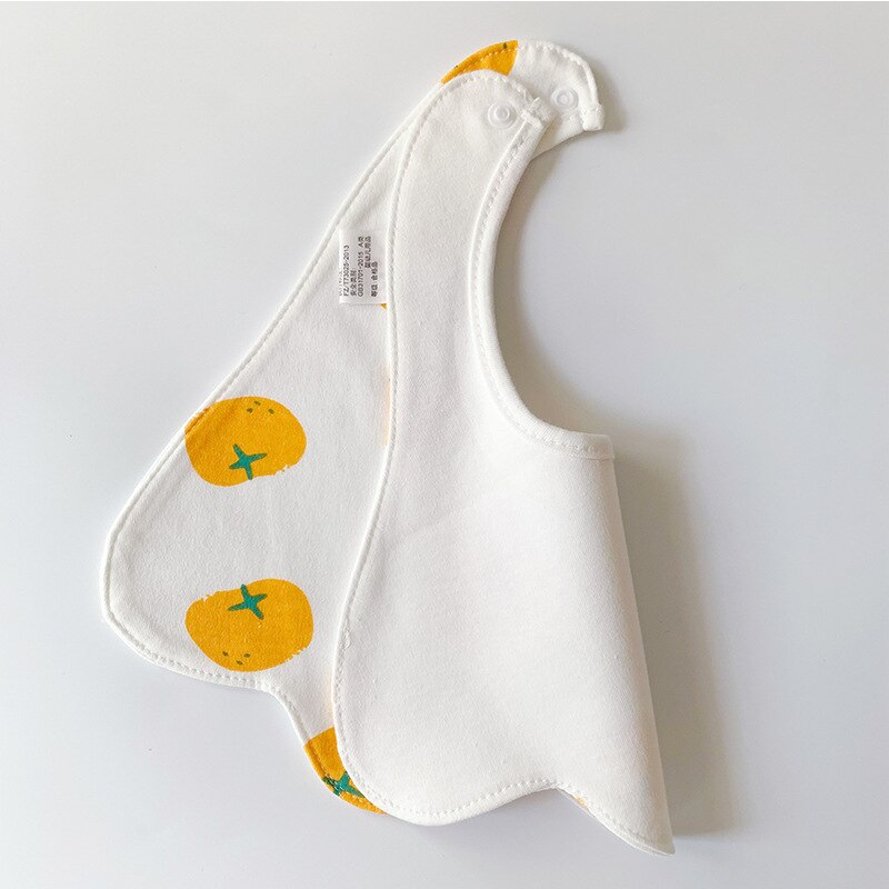 Baberos de algodón de doble capa para bebé, impermeable, delantal de alimentación para niños y niñas, toalla, Bandana, accesorios para bebés de 0 a 24 meses, 3 unids/lote