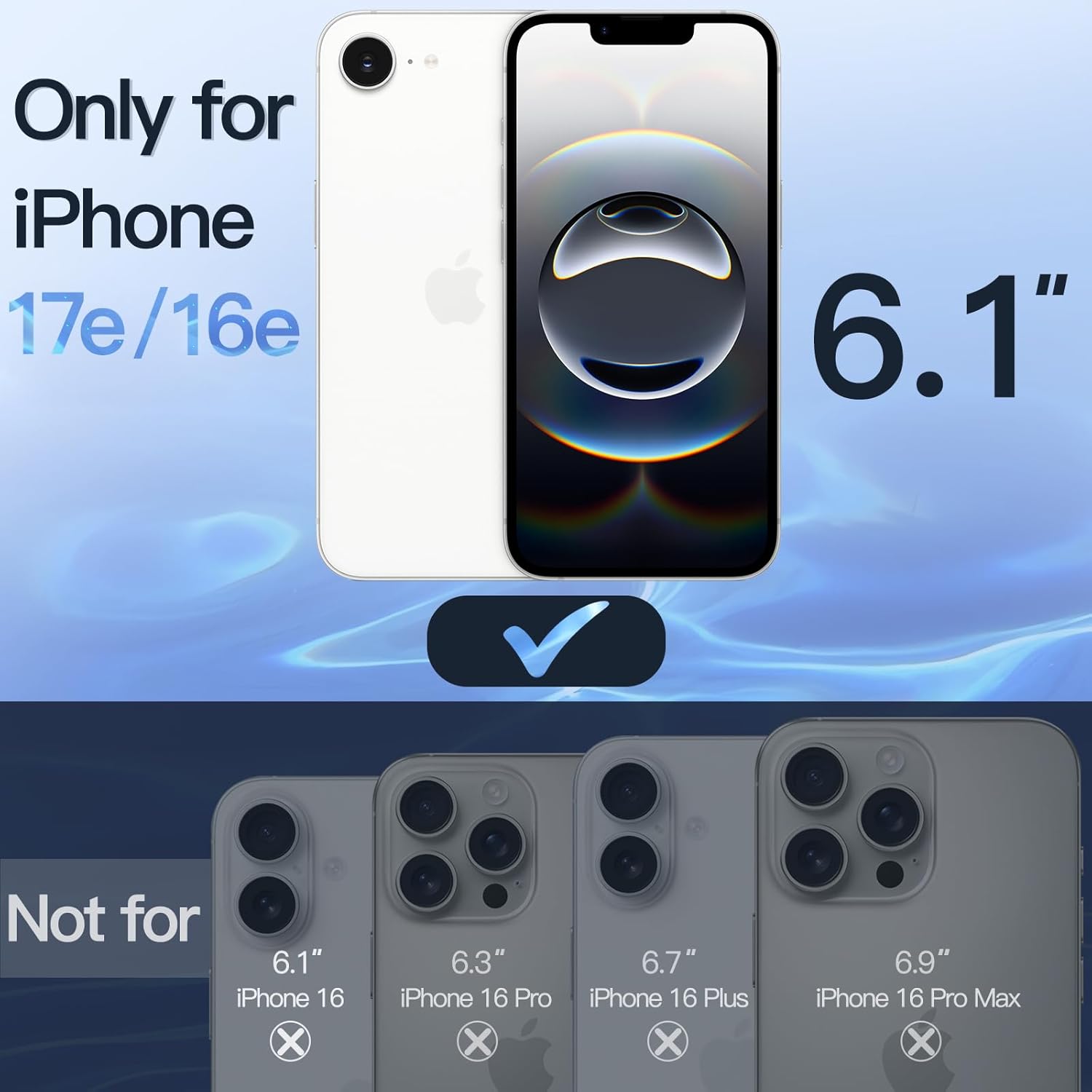 2 Pcs Privacy Full Coverage Screen Protector for iPhone 17e/16e/17 Pro Max/17,Anti-Spy Tempered Glass Film