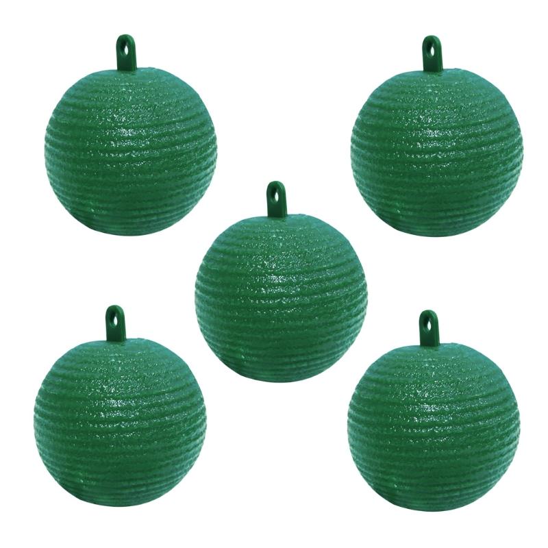 5 Pièces Suspendu Mouche Piège Boule Fruits Attrape Mouche Piège Collant Guêpe Insectes Tueur P31E: Green