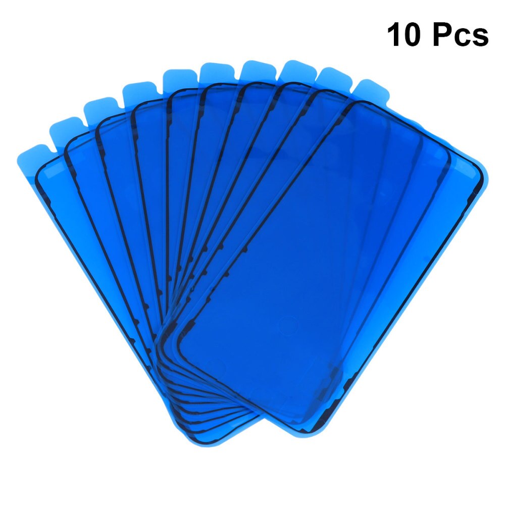 10 Pcs Screen Adhesive Strips LCD Display Sealing Adhesive Replacement Pre-Cut Waterproof Seals Stickers for iPhone X