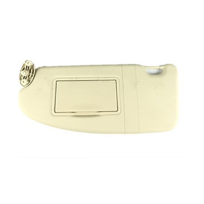 For Ford Focus 05-11 Car Interior Front Sunvisor Sun Visor Sunshade Antidazzle Sun Shade Sunshield With Mirror Assy: Beige  Left side