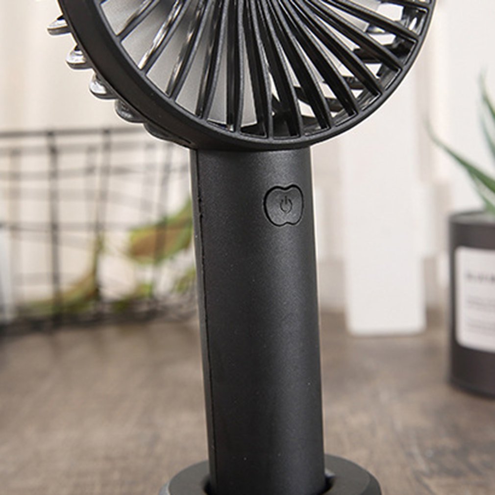 Rechargeable Portable Handheld Fan Without Battery Mini Usb Fan Four Leaf Fan Third Gear Wind Speed Silent Operation