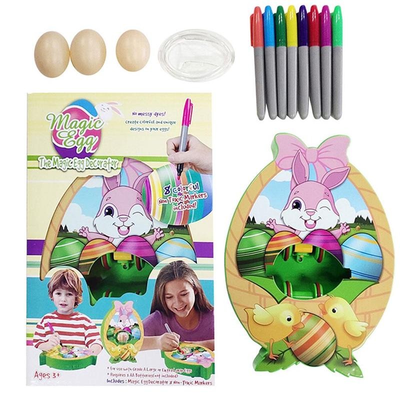 Paasei Spinner Diy Easter Egg Decorating Coloring Kit Ei Spinner Machine Met Accessoires Kinderen Spelen Speelgoed