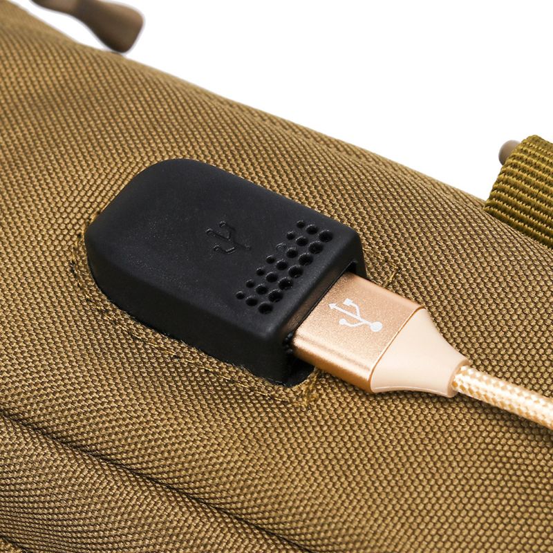 Heren schoudertas nylon borst schouder crossbody multifunctionele anti-diefstal outdoor sporttas