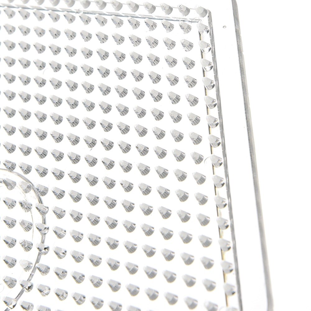 Kids Craft Fuse Beads Square Puzzle Pegboards Patterns For 5 mm Hama Beads Perler Beads DIY Puzzles