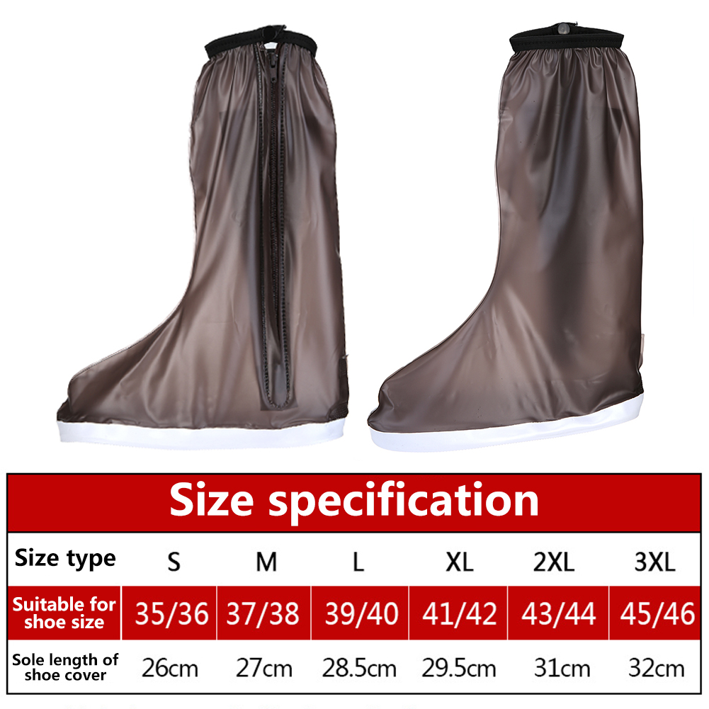 Outdoor Rain Shoes Boots Covers Waterproof Slip-resistant Overshoes Galoshes Travel for Men Women Kids