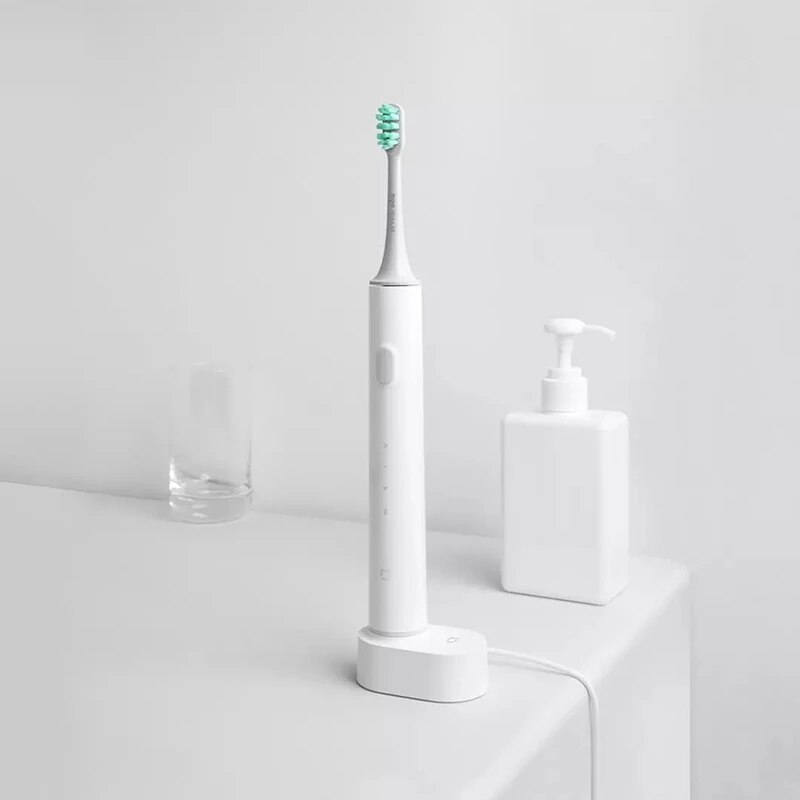 Xiaomi-cepillo de dientes eléctrico mijia T500, dispositivo dental sónico con vibración magnética de alta frecuencia, batería de larga duración, IPX7
