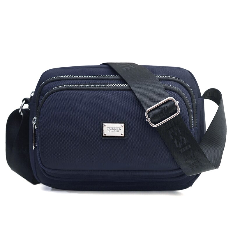 Mode Meisjes Kleine Messenger Bag Vrouwen Cross Body Bags Nylon Koppeling Purse Handtas Vrouw Casual Reizen Schoudertas Sac Een belangrijkste: Blauw