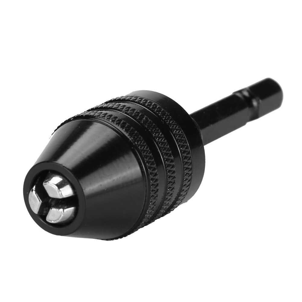 6.5mm Hex Shank Keyless Drill Chuck Electric Screwdriver Drill Chuck Adapter Quick Change Converter Drill Bit Tool: H01455
