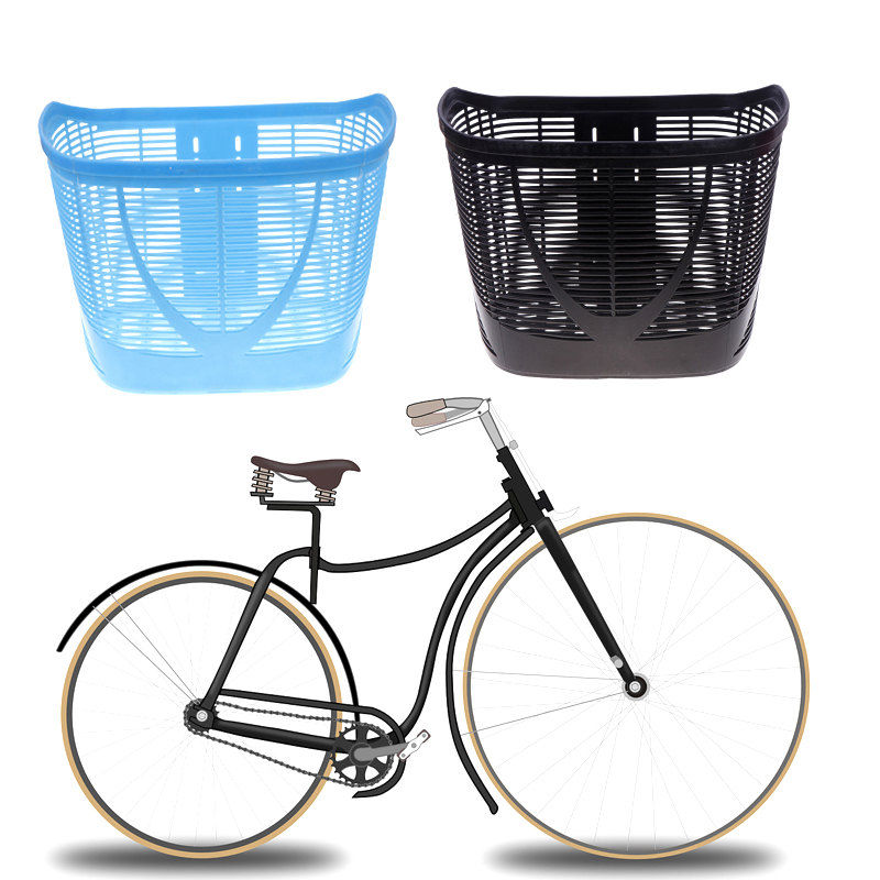 Abs cykelkurv til børn og voksne cykelkurv til kæledyr, opbevaringsboks til camping, indkøb, pendling, picnic