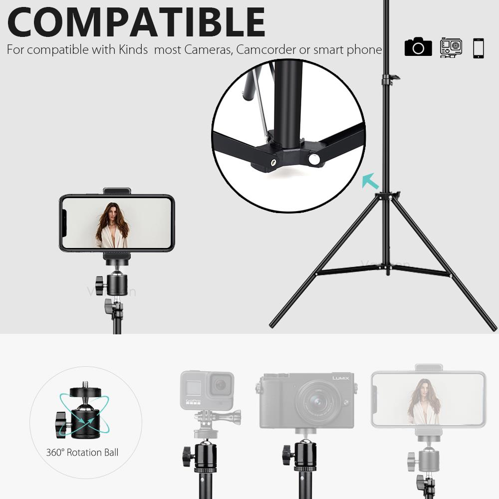 Vamson Statief Voor Telefoon Statief Voor Camera Voor Telefoon Mobiele Telefoon Mobiele Smartphone Canon Projector Mount Stand Monopod VLS02C