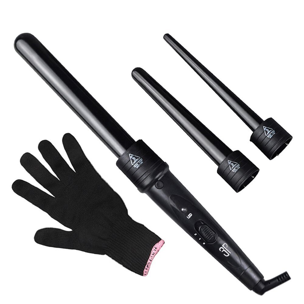 Multifunctional Hair Curler Rollers Machine Hair Wave Wand Electric Looper Hair 5-in-1 Curling Iron Curlers Hair For Women Xmas: 3 Pcs / AU