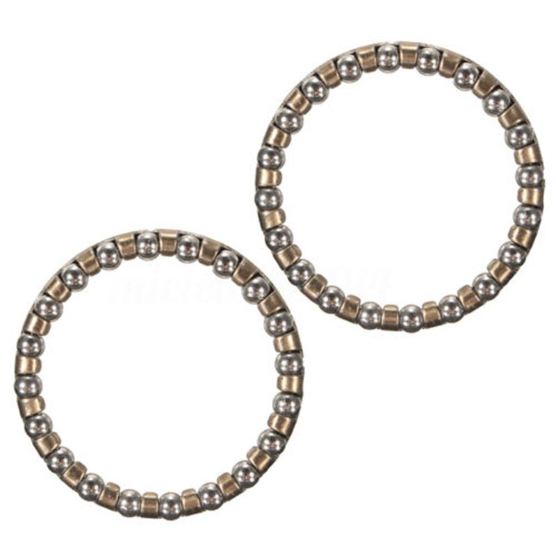 Cycling Bike Ball Bearing Replacement 32mm Parts Crankshaft Wheel MTB 2pcs Bicycle 1 1/8'' Threaded Cycle