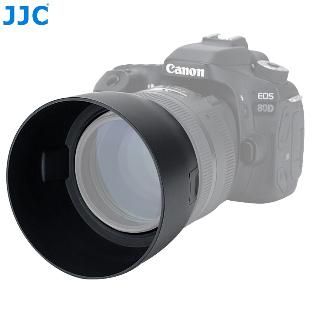 Jjc dedikoitu dslr -kameran vastavalosuoja, canon  ef 85mm f  / 1.2l usm &  ef 85mm f /1.2l ii usm -objektiivi korvaa canon es -79ii