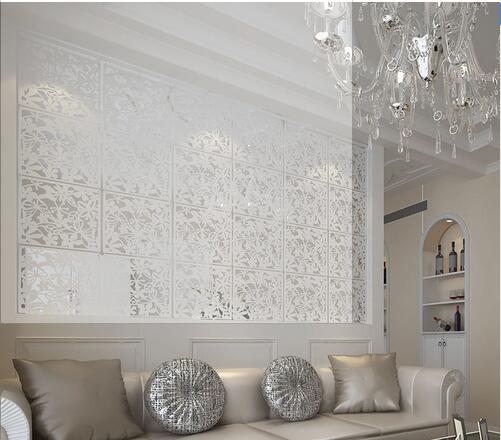 6pc Curtain wall panels hanging screen mobile living room entrance minimalist Chinese folding screen