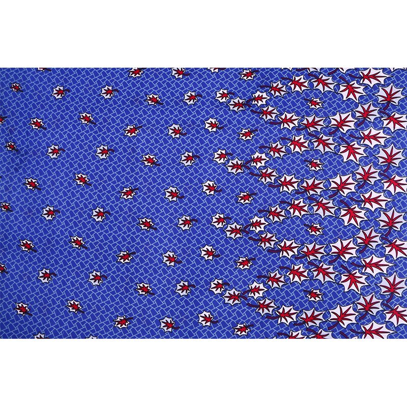 ghana afrikansk voksprint stoff tissu voks polyester voks ankara stoff
