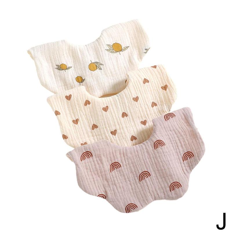 Baby Lätzchen Speichel Handtuch Baumwolle Für Netter Junge Mädchen Wasserdichte Fütterung Lätzchen Tuch Säuglings rülpsen Tücher tapsen Lätzchen: J