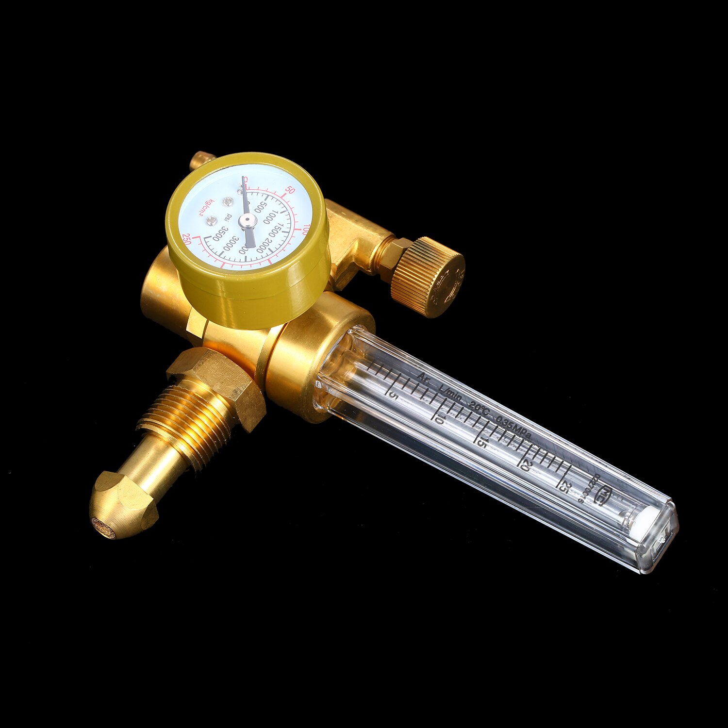 Flow Meter Argon Carbon Dioxide CO₂ Mig Tig Flowmeter Control Valve Gas Regulator Pressure Reducer Flow Gauge Welding Accessory