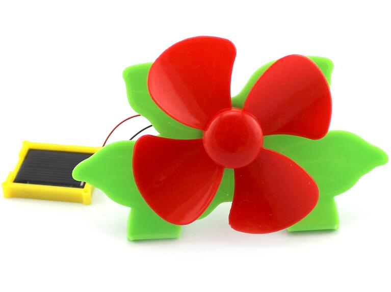 toy DIY solar toys leaves and flowers technology small production DIY material package: Red