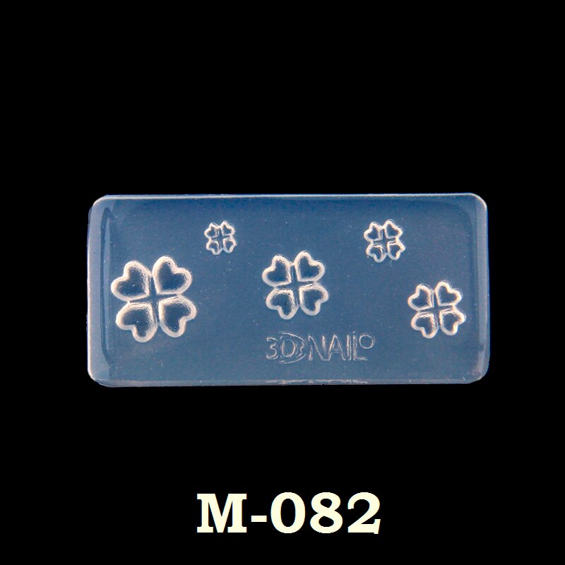 1PC 2x4cm 3D Nail Art forma silikonowa do żywicy do tworzenia biżuterii kot gwiazda serce przezroczysta silikonowa forma dla kobiety DIY wisiorek: M-82