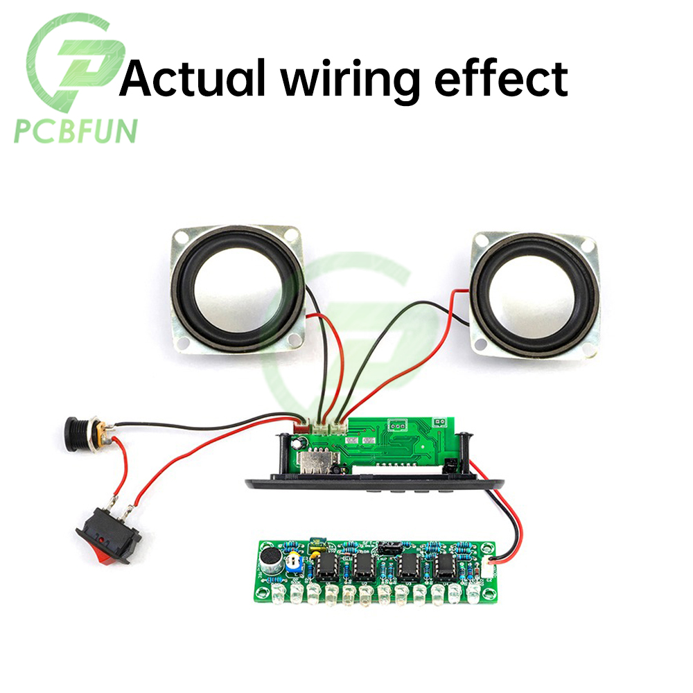 DIY Bluetooth Speaker Kit with FM Radio DIY Soldering Project Practice Solder Assembly DIY Electronic Kit Component 2*3W Speaker