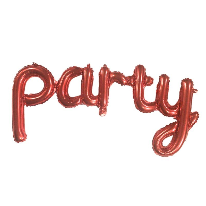 Aluminum Film Balloon Conjoined Letters Hello Party Birthday Party Decoraciones Para Fiestas Globos De Baby Shower Decorations: Party-Red