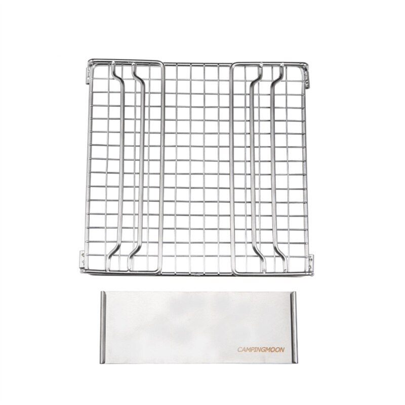 Falten Picknick Grill Edelstahl draussen Camping Herde Gestell BBQ Gestell Wandern Angeln Tragbare Kochgeschirr
